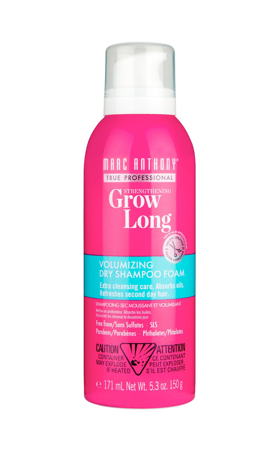 Marc Anthony Strengthening Grow Long Volumizing Dry Shampoo Foam