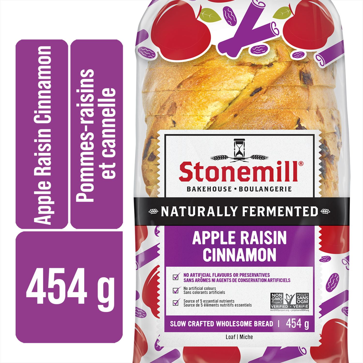 Stonemill® Truly Original Apple Raisin Cinnamon Bread Walmart Canada