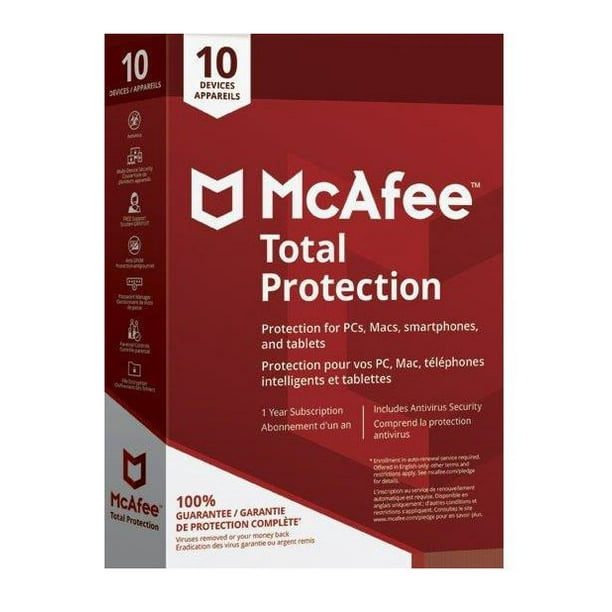 McAfee Total Protection 10 appareils