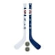 Franklin Sports LNH Ensemble de bâton de hockey miniature pour joueur des Jets de Winnipeg, 2 bâtons and 2 balles MH Ensemble de bâton – image 2 sur 2
