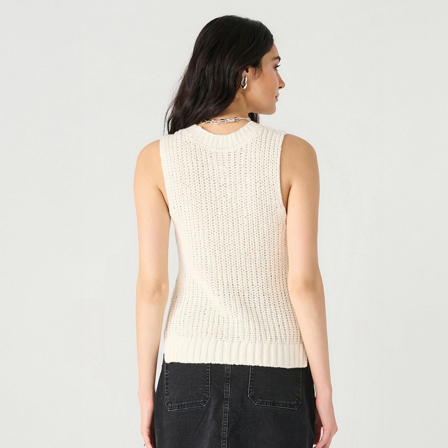 Devoted sleeveless knit camisol
