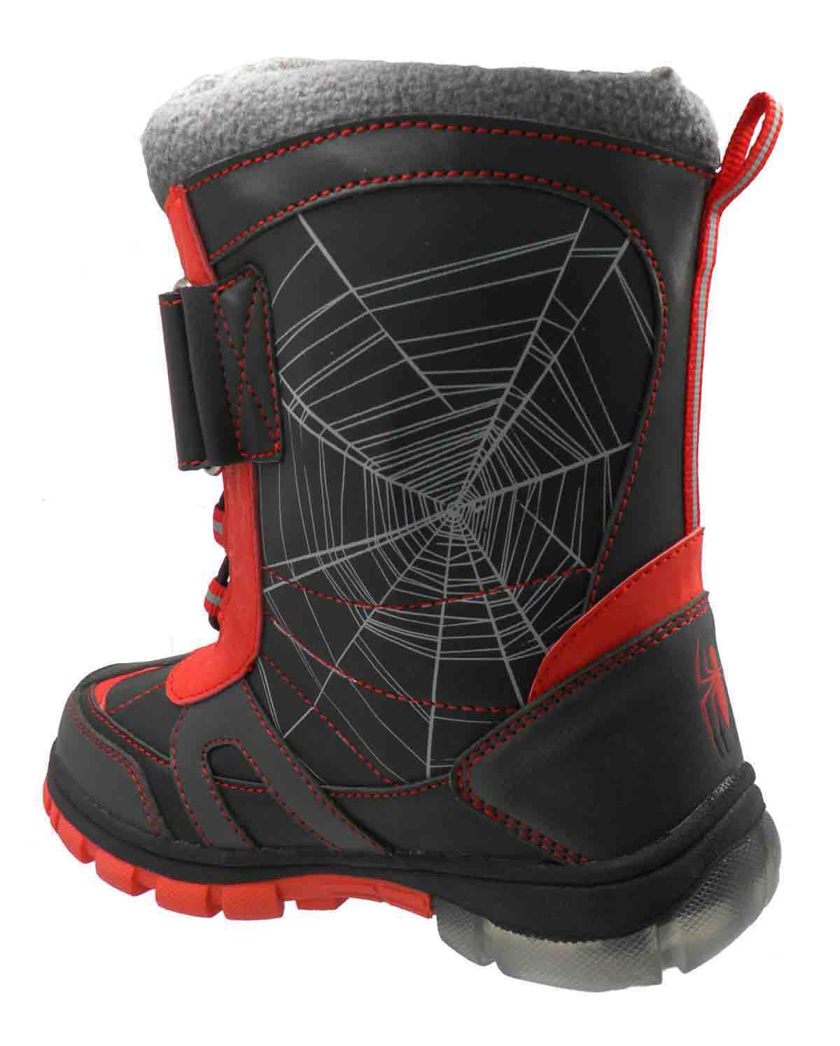 spiderman winter boots size 13