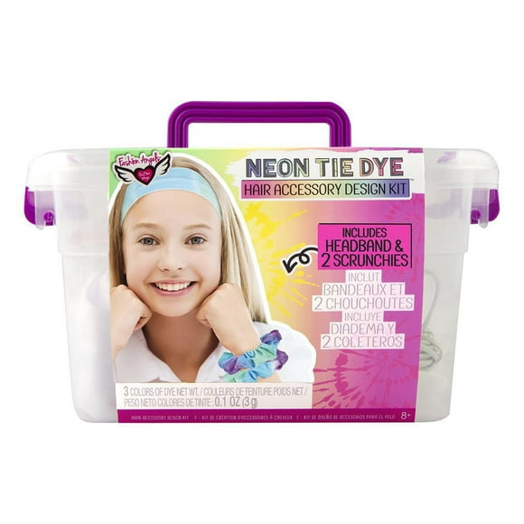 Fashion Angels Neon Tie Dye Accessory Design Keeper Crate