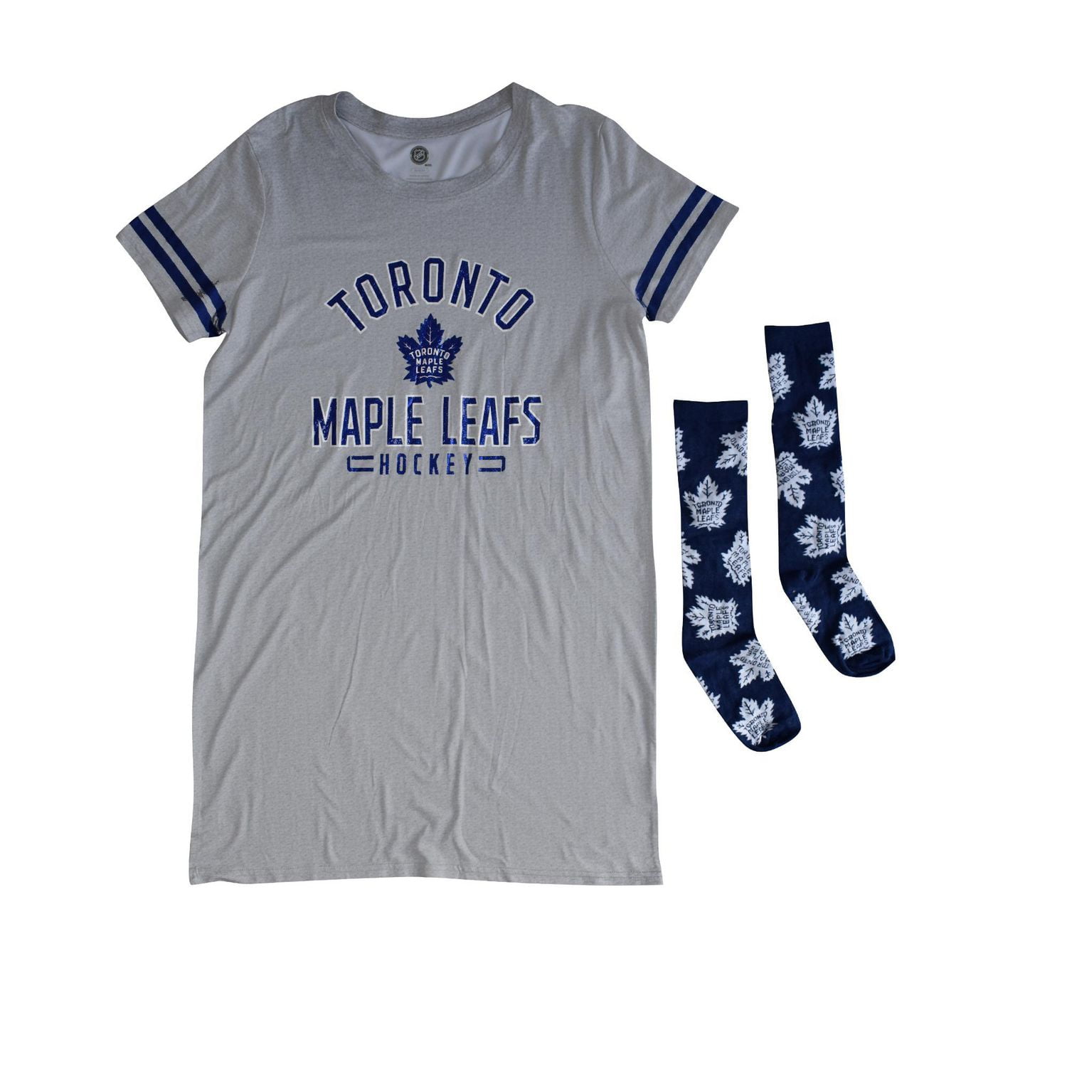 Ladies NHL 2 Piece Toronto Maple Leafs Hockey Sleepwear Set