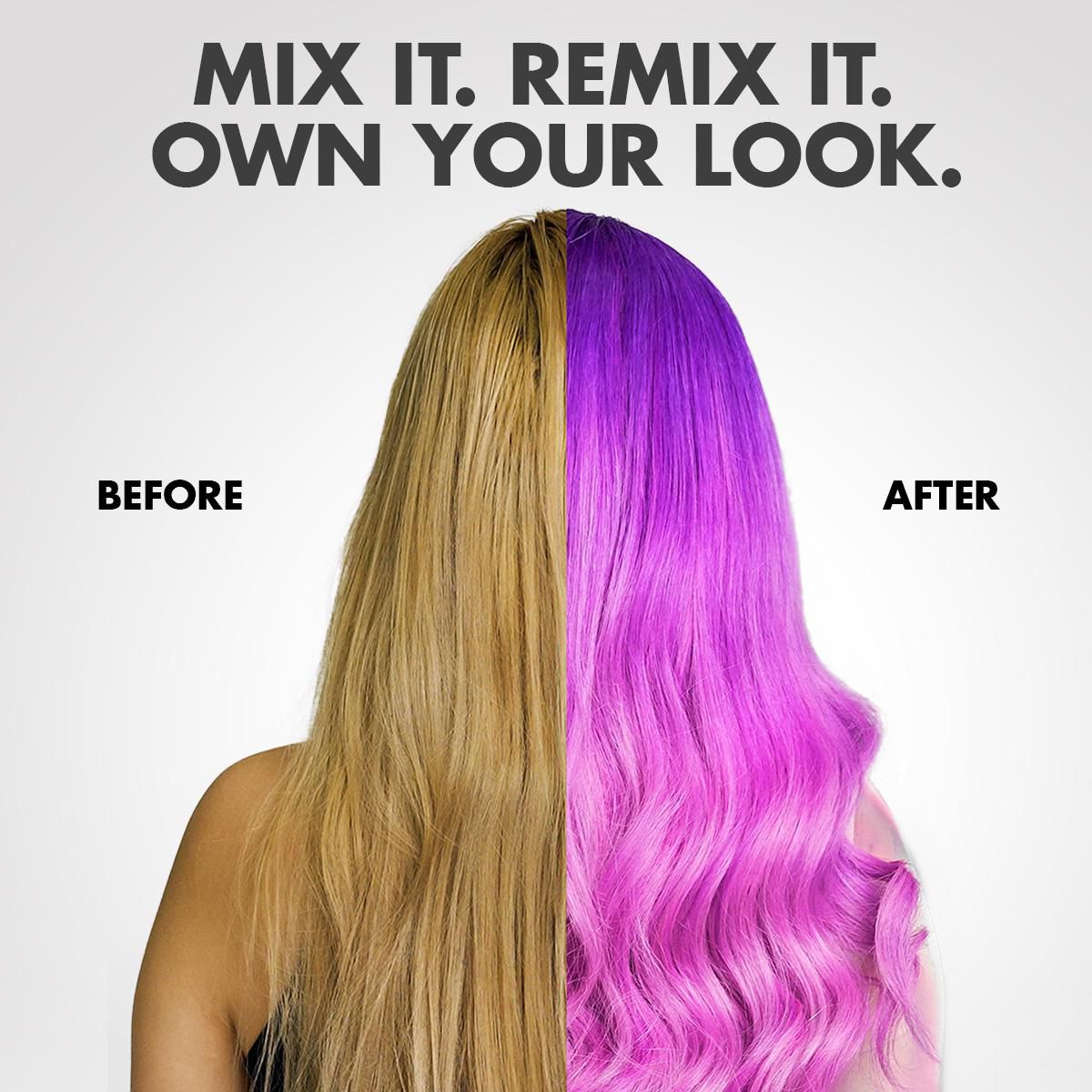 Got2b Color Remix Customizable Semi Permanent Hair Color Purple