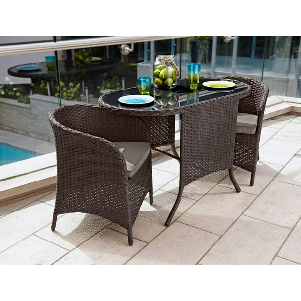 hometrends 3 Piece Small Space Bistro Set Walmart.ca
