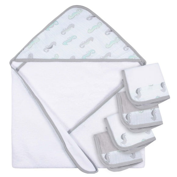 Parent's Choice 5-Piece Cotton Gift Set, Neutral, 5 pieces