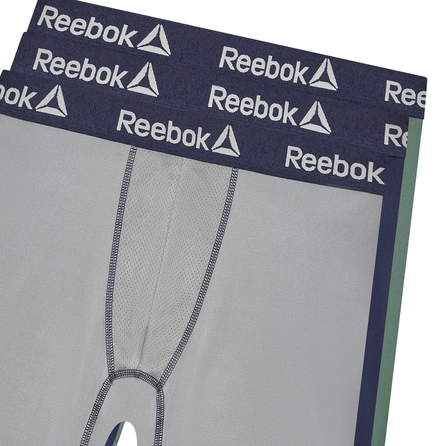 Paquet de 3 caleçons boxeurs haute performance durables Reebok pour hommes