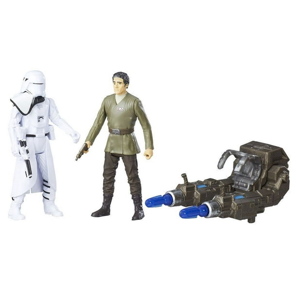 Figurines de luxe Poe Dameron et Snowtrooper du Premier Ordre Le Réveil de la Force de Star Wars