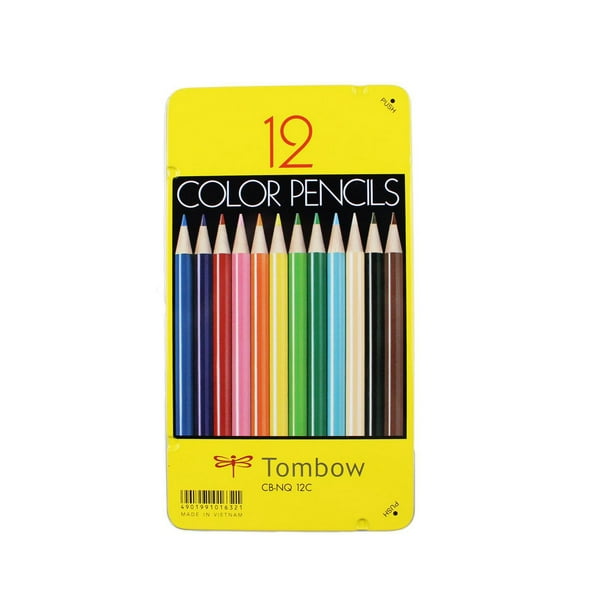 Crayons de couleur série 1500, 12 pièces Tombow