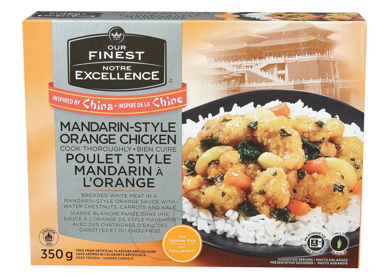 Our Finest China Inspired MandarinStyle Orange Chicken Walmart Canada