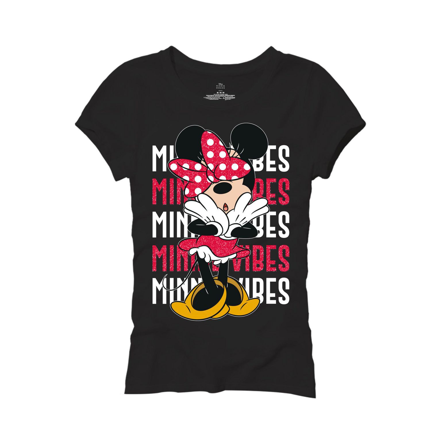 Girls Disney Minnie Shock Vibes Short Sleeve T-Shirt
