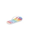 thumbnail image 4 of Time and Tru Women's Rainbow Flip Flops, 4 of 4
