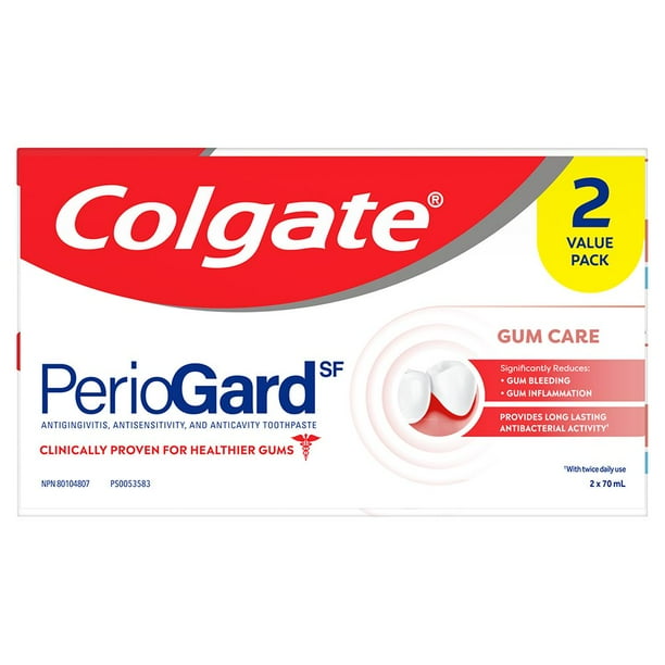 Colgate PerioGard Gum Care Toothpaste 70mL 2pk - Walmart.ca