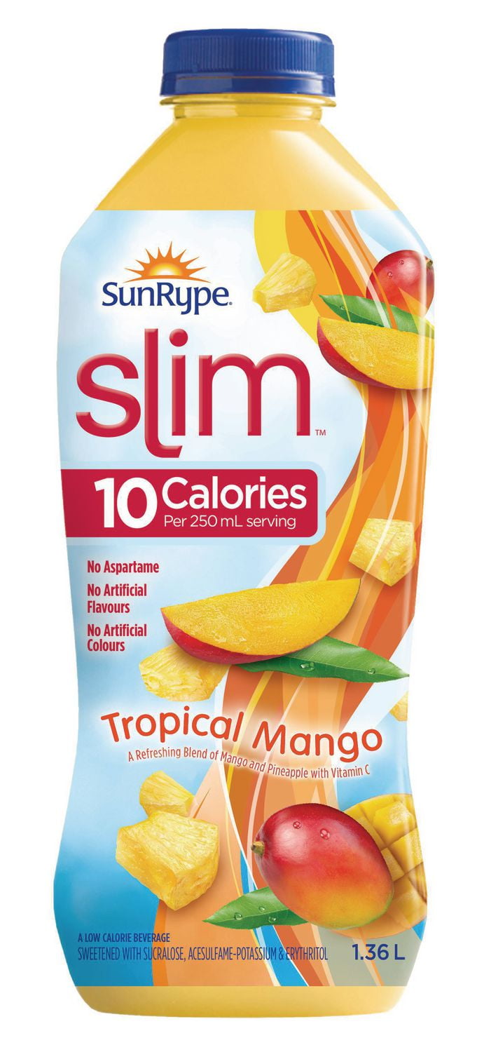 SunRype Slim Tropical Mango Low Calorie Beverage Walmart Canada
