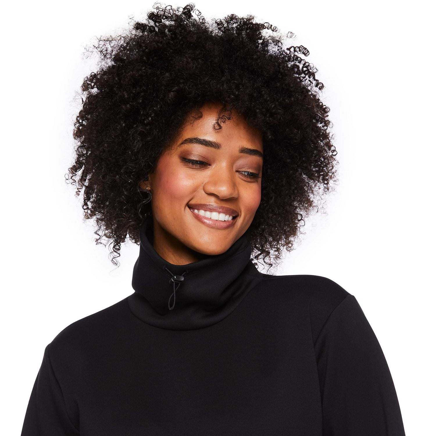 Athletic Works Women's Funnel Neckline Top