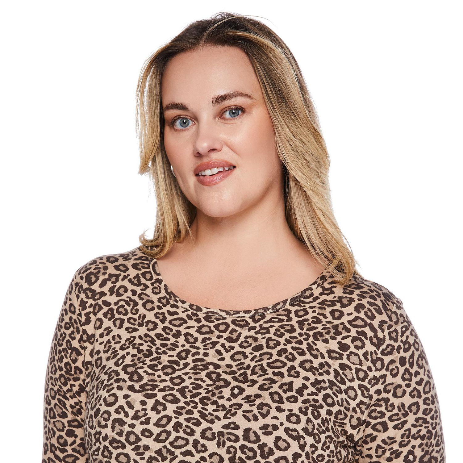 T-shirt à ourlet asymétrique George Plus pour femmes Tailles 1X-4X