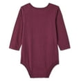 thumbnail image 2 of George Baby Girls' Long Sleeve Bodysuit, 2 of 2
