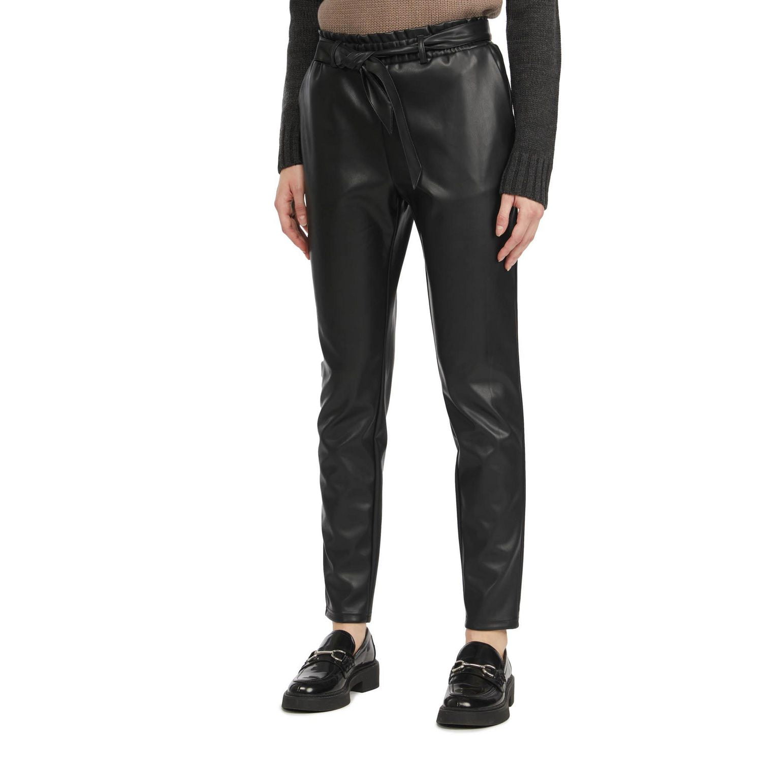 Pull on best sale leather pants