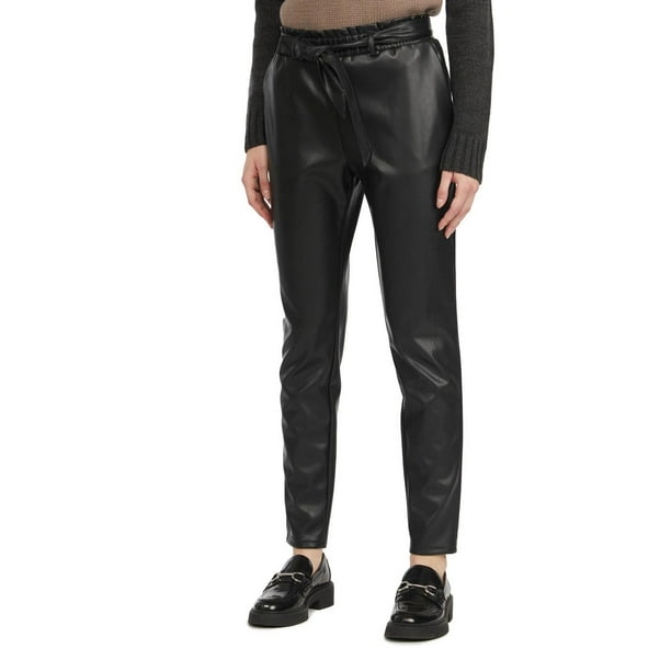 Mexx Women’s Pull-On Vegan Leather Pants - Walmart.ca