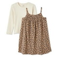 thumbnail image 1 of George Toddler Girls' Dress 2-Piece Set, 1 of 2