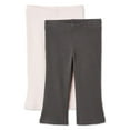 thumbnail image 1 of Lot de 2 leggings à jambe évasée George pour bébés filles, 1 of 2