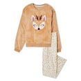 thumbnail image 1 of Pyjama 2 pièces en velours George pour filles, 1 of 2