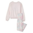 thumbnail image 2 of George Girls' Velour Pajama 2-Piece Set, 2 of 2