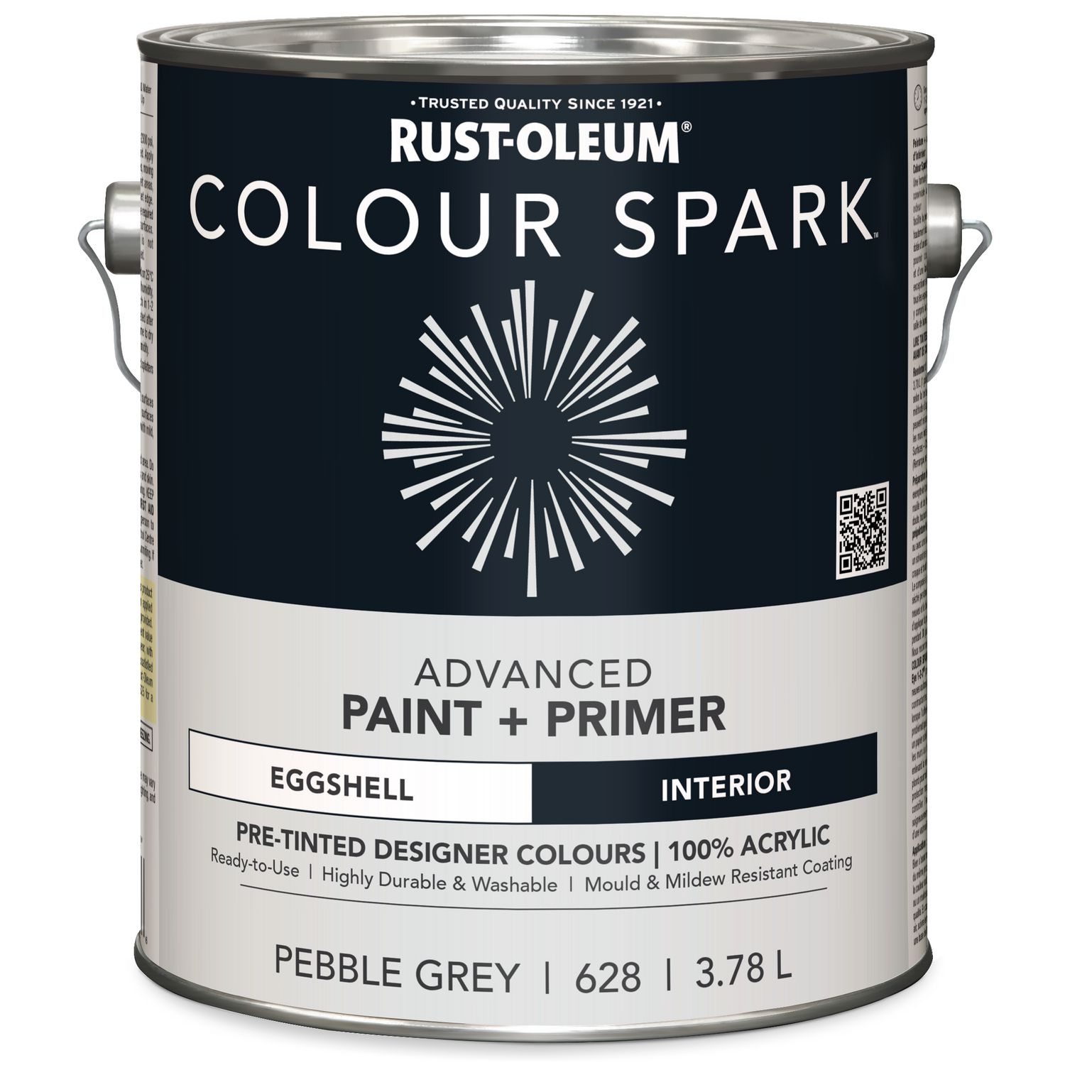 Rust Oleum Colour Spark Paint Primer Interior Eggshell Pebble