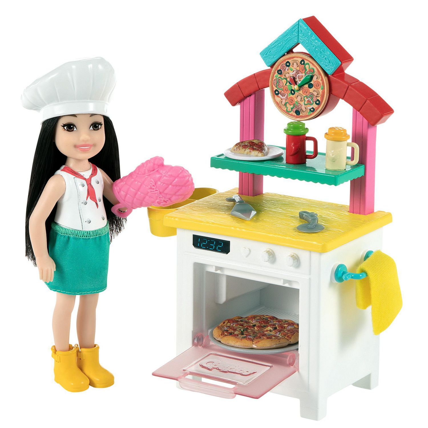 Barbie Chelsea Can Be Pizza Chef Playset with Chelsea Doll (6
