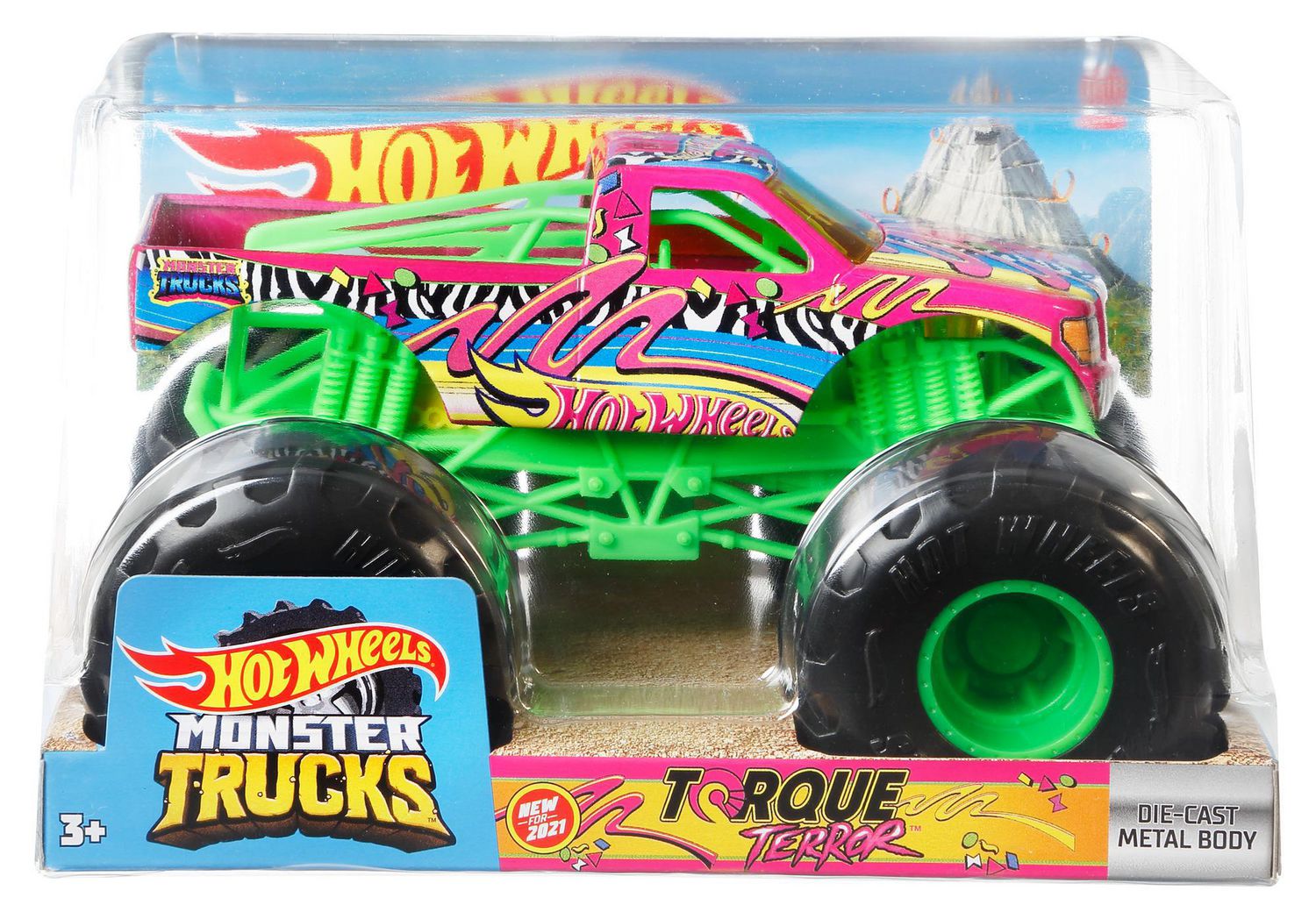 Hot Wheels Monster Trucks 1:24 Scale Die-Cast