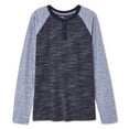 thumbnail image 1 of George Boys' Long Sleeve Henley Tee, 1 of 2