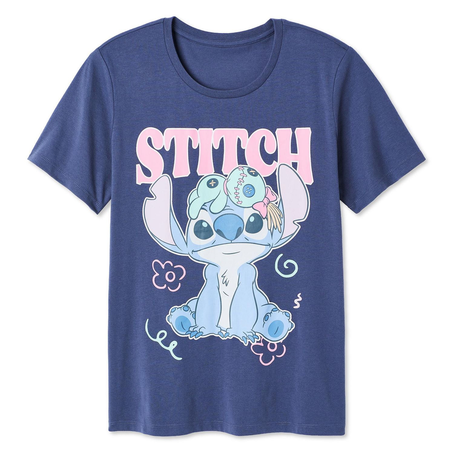 Disney Women's Stitch Short Sleeve Tee, Sizes XS-XL