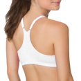 thumbnail image 3 of Fruit of the Loom Women's 3-Pack Shirred Front Racerback Sports Bra, 3 of 5