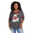 thumbnail image 1 of Peanuts Women's Plus Long Sleeve Tee, 1 of 3
