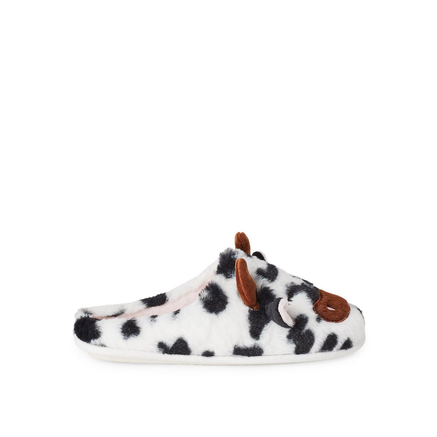 Time and Tru Women's Cow Slippers