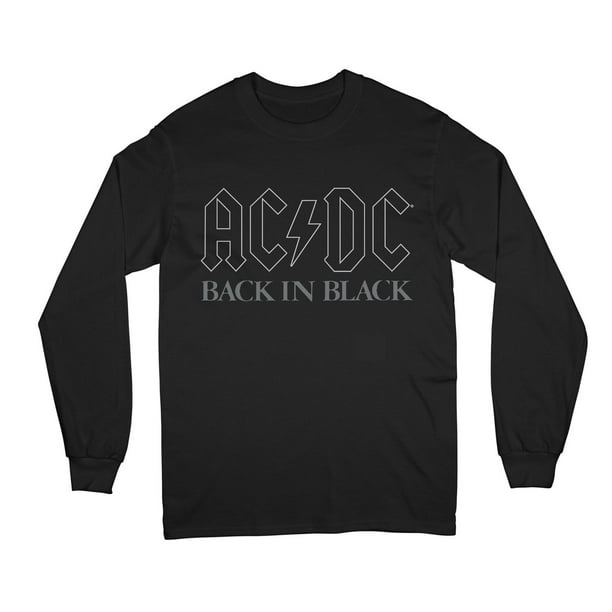AC/DC Back In Black Long Sleeve Black Tee - Walmart.ca