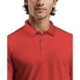 thumbnail image 4 of Men's Performance Easy Care Solid Short Sleeve Polo Shirt, 4 of 6