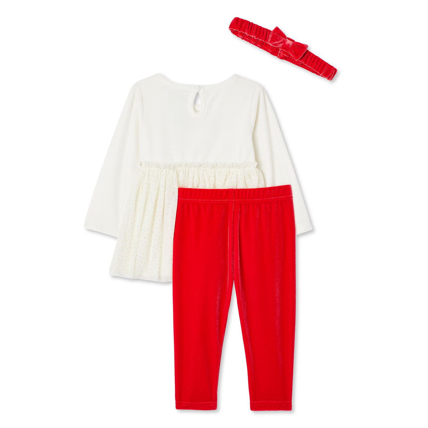 George Baby Girls' Holiday Tunic 3-Piece Set