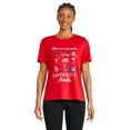thumbnail image 1 of George Women's Christmas Short Sleeve Tee, 1 of 6