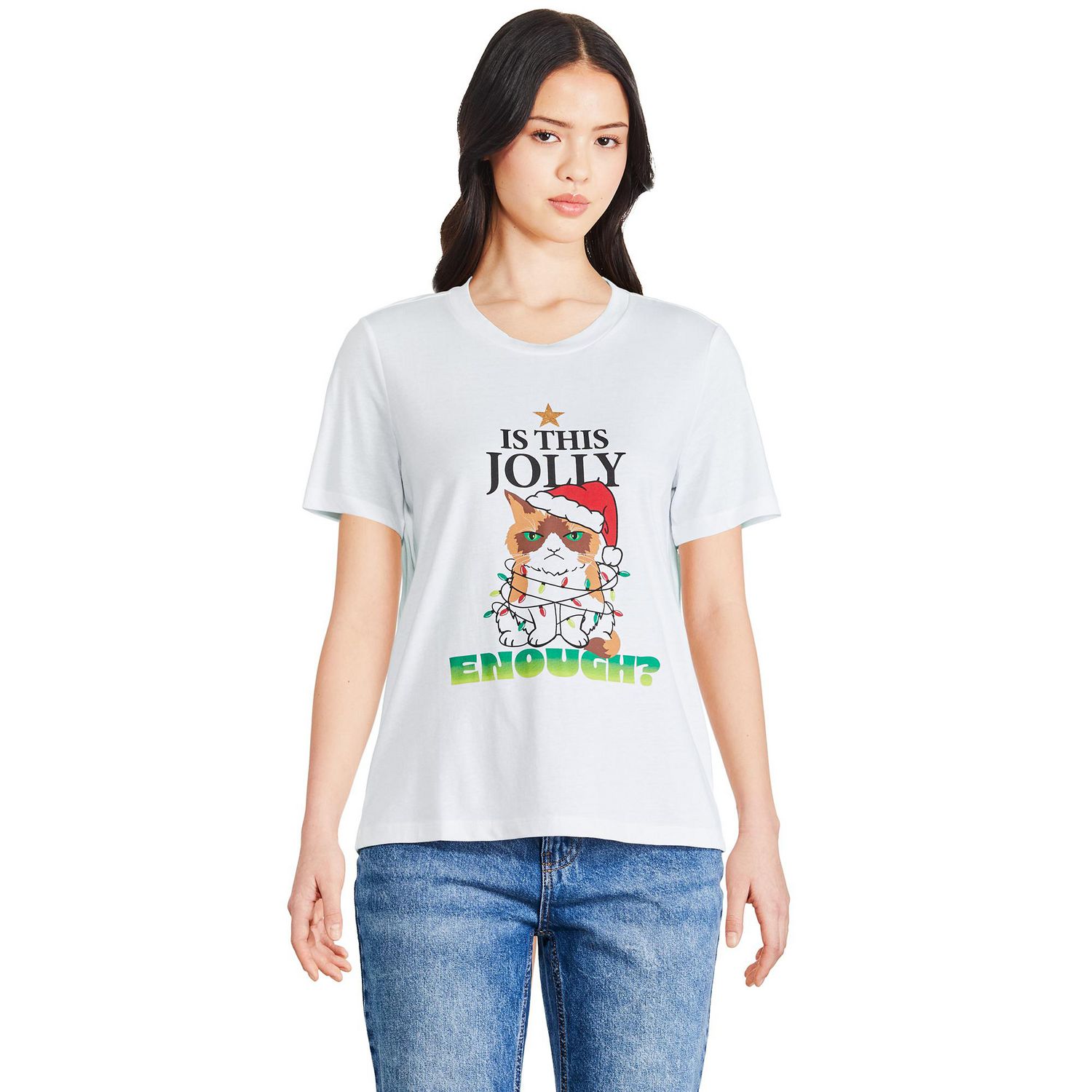 George Women's Christmas Short Sleeve Tee