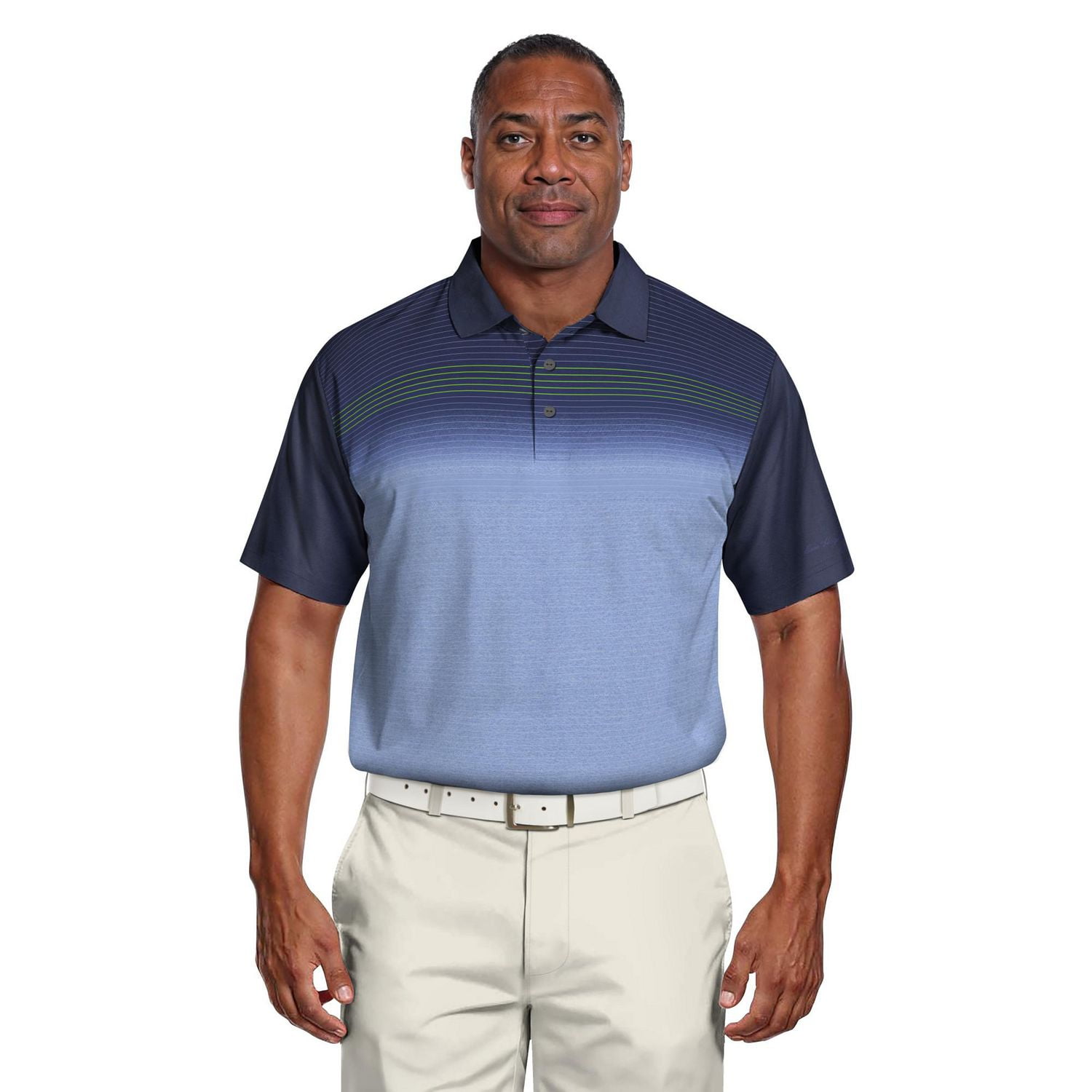 Polo de Golf Homme Manches Courtes Ben Hogan Performance Imprimé Asymétrique Polo de Golf Ben Hogan Pour Homme