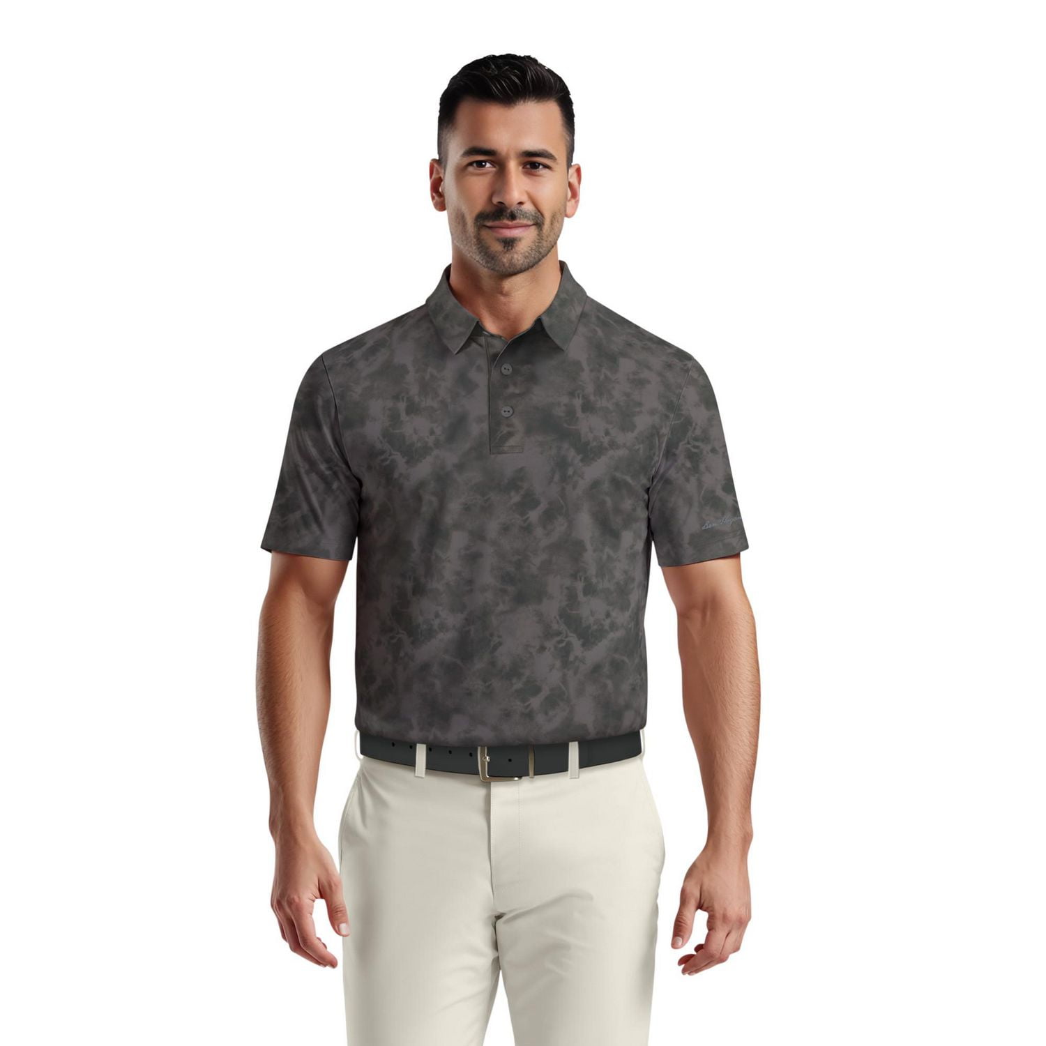 Polo de Golf Homme Manches Courtes Ben Hogan Performance Imprimé Camo Aquarelle