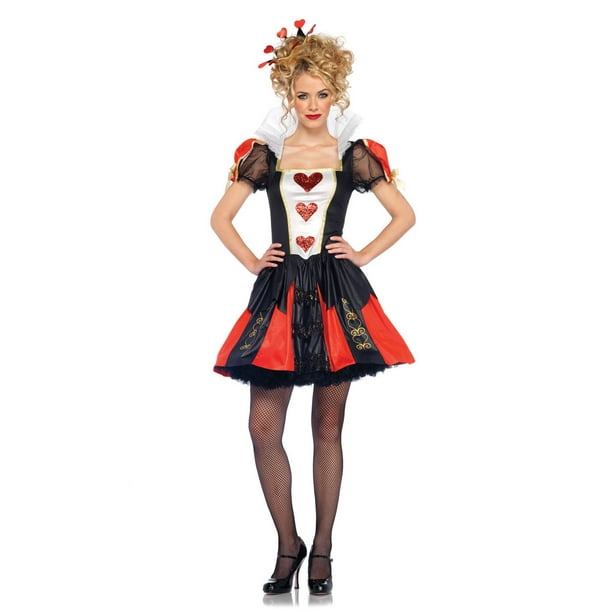 Wonderland Reine Noire Éblouissante Costume des Femmes