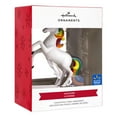 thumbnail image 5 of Hallmark Unicorn With Rainbow Mane Christmas Ornament - Walmart Exclusive, 5 of 5