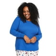 thumbnail image 1 of George Plus Women's Waffle Sleep Tee, 1 of 6