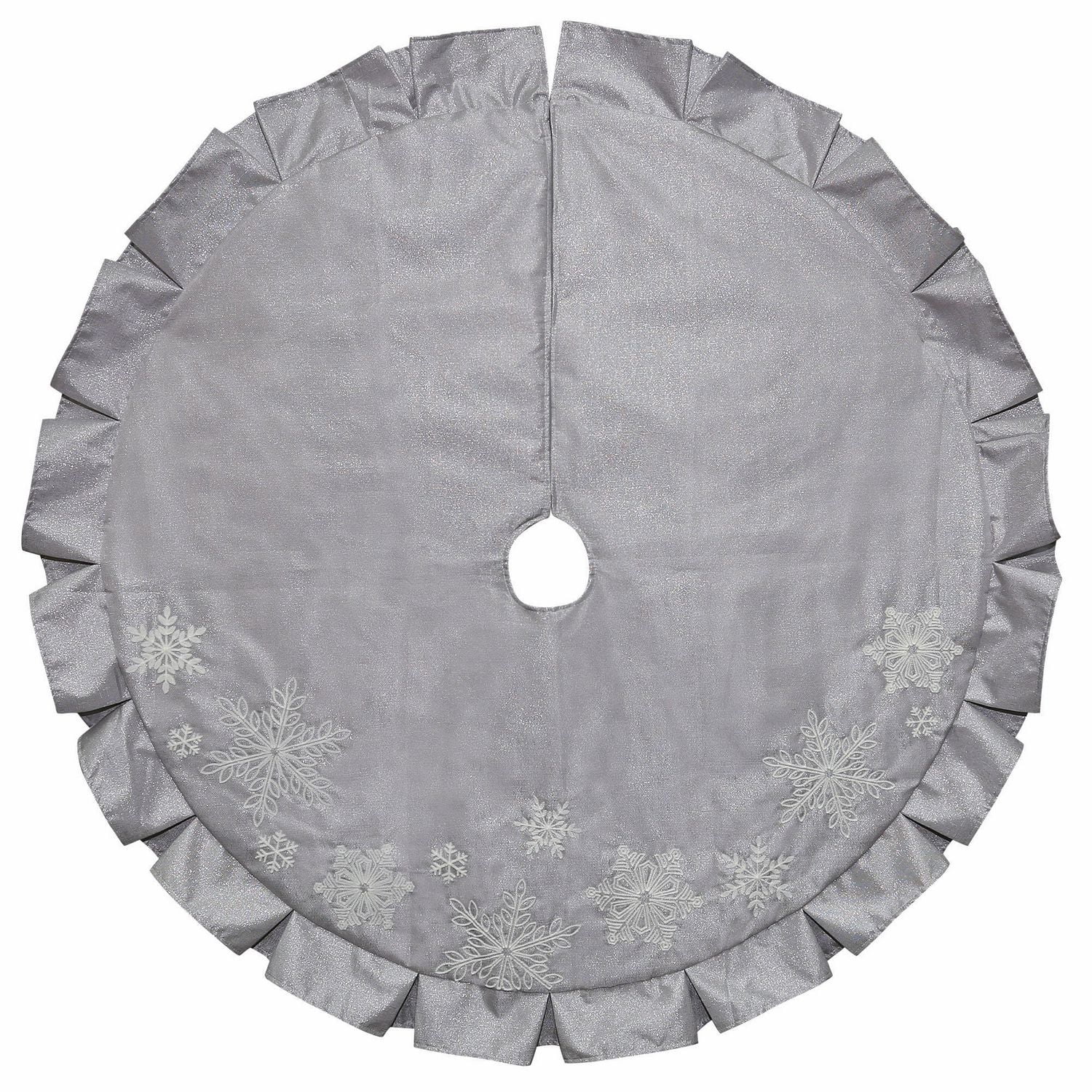 Holiday time Linen Christmas Tree Skirt Walmart Canada