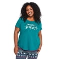 thumbnail image 1 of George Plus Women's Scoop Neckline Tee, 1 of 6