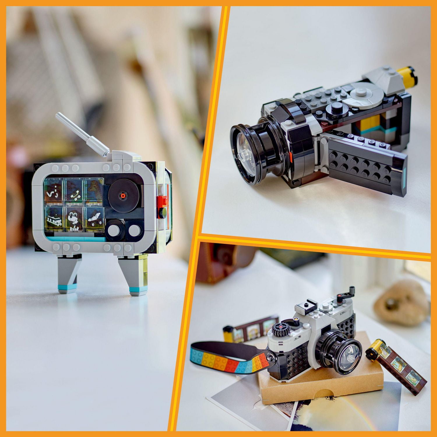 LEGO Creator 3 in 1 Retro Camera Toy, Transforms from Toy Camera