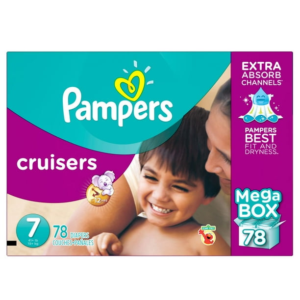 Pampers Cruisers Diapers Size 7 